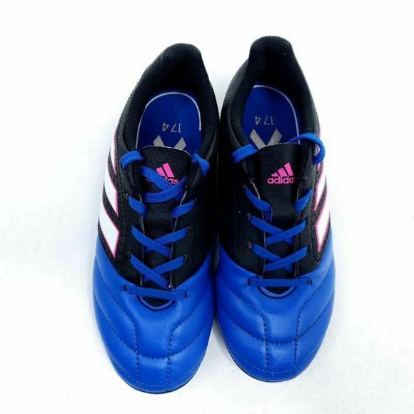 Adidas Boys 13K Ace 17.4 FXG Football Cleats Blue - Picture 6 of 8